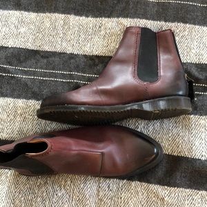 Dr. Martens. Zillow. Size 10. Wine.